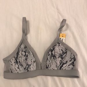 Snakeskin bralette